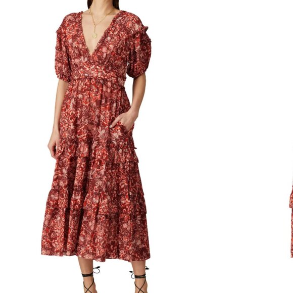 Ulla Johnson Floral Amora Dress in size 0 - Picture 1 of 6